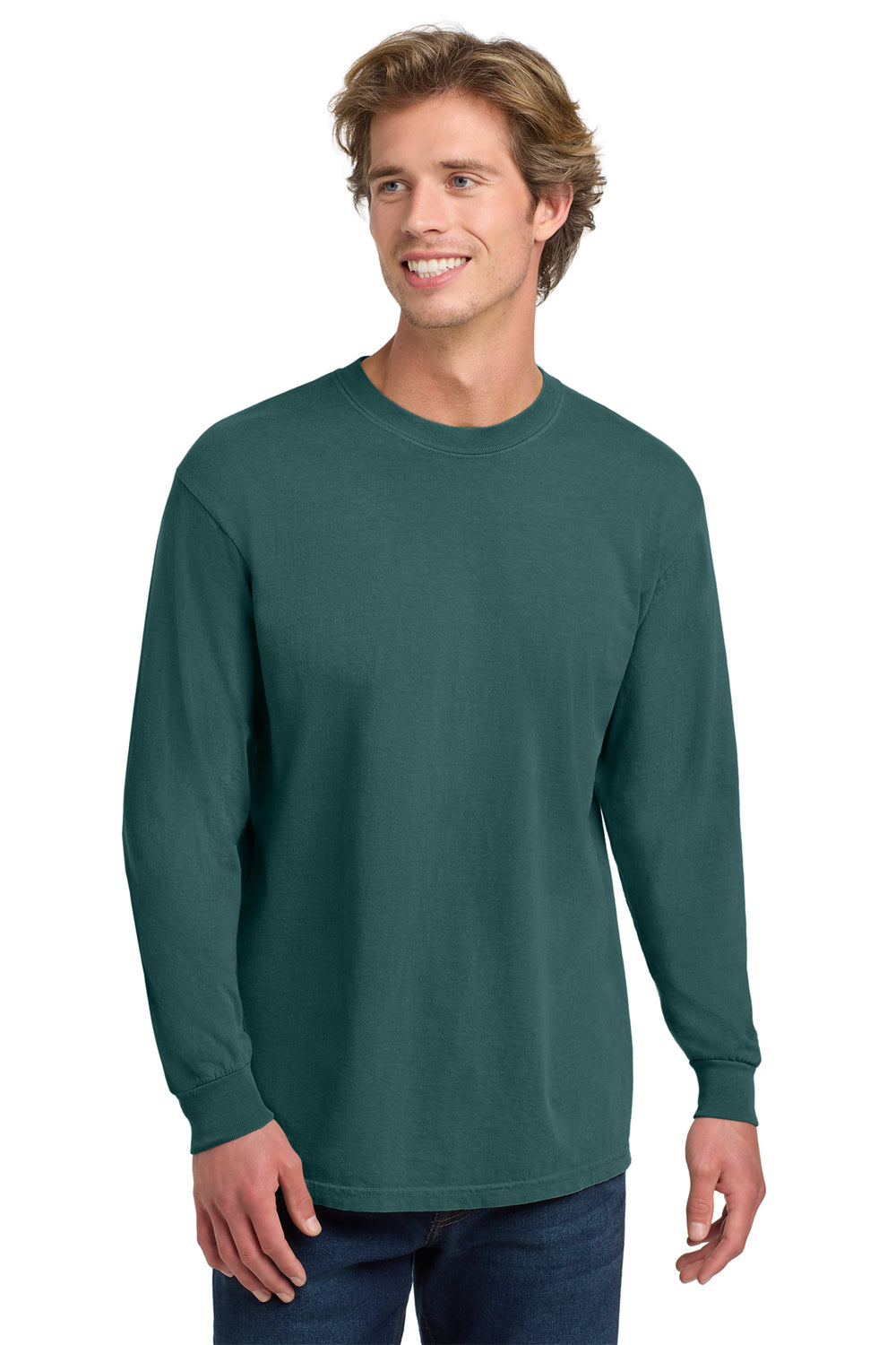 Comfort Colors® Heavyweight Ring Spun Long Sleeve Tee front man - 6014