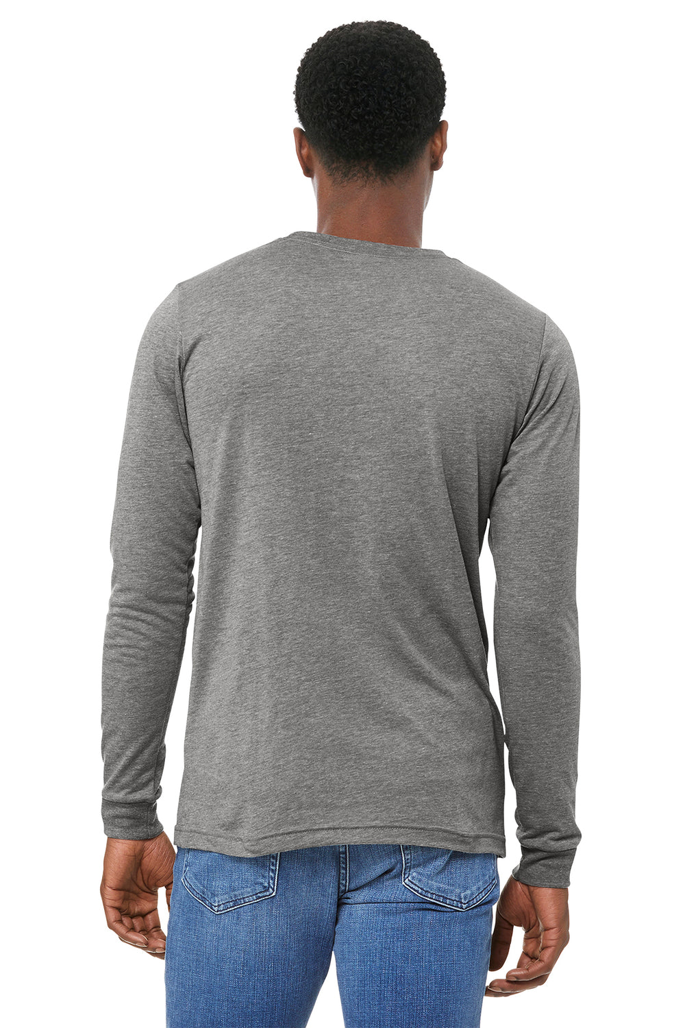 BELLA+CANVAS® Unisex Triblend Long Sleeve Tee front man - BC3513