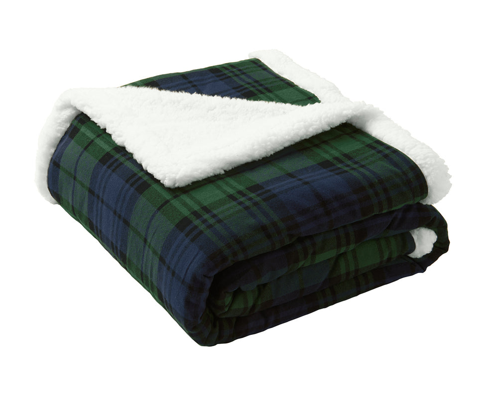 Port Authority® Flannel Sherpa Blanket folded - BP43