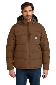 Carhartt® Montana Insulated Hooded Jacket front - CT107082