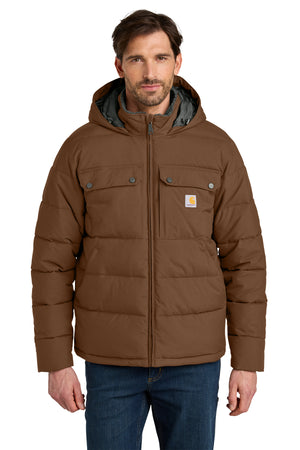 Carhartt® Montana Insulated Hooded Jacket front - CT107082