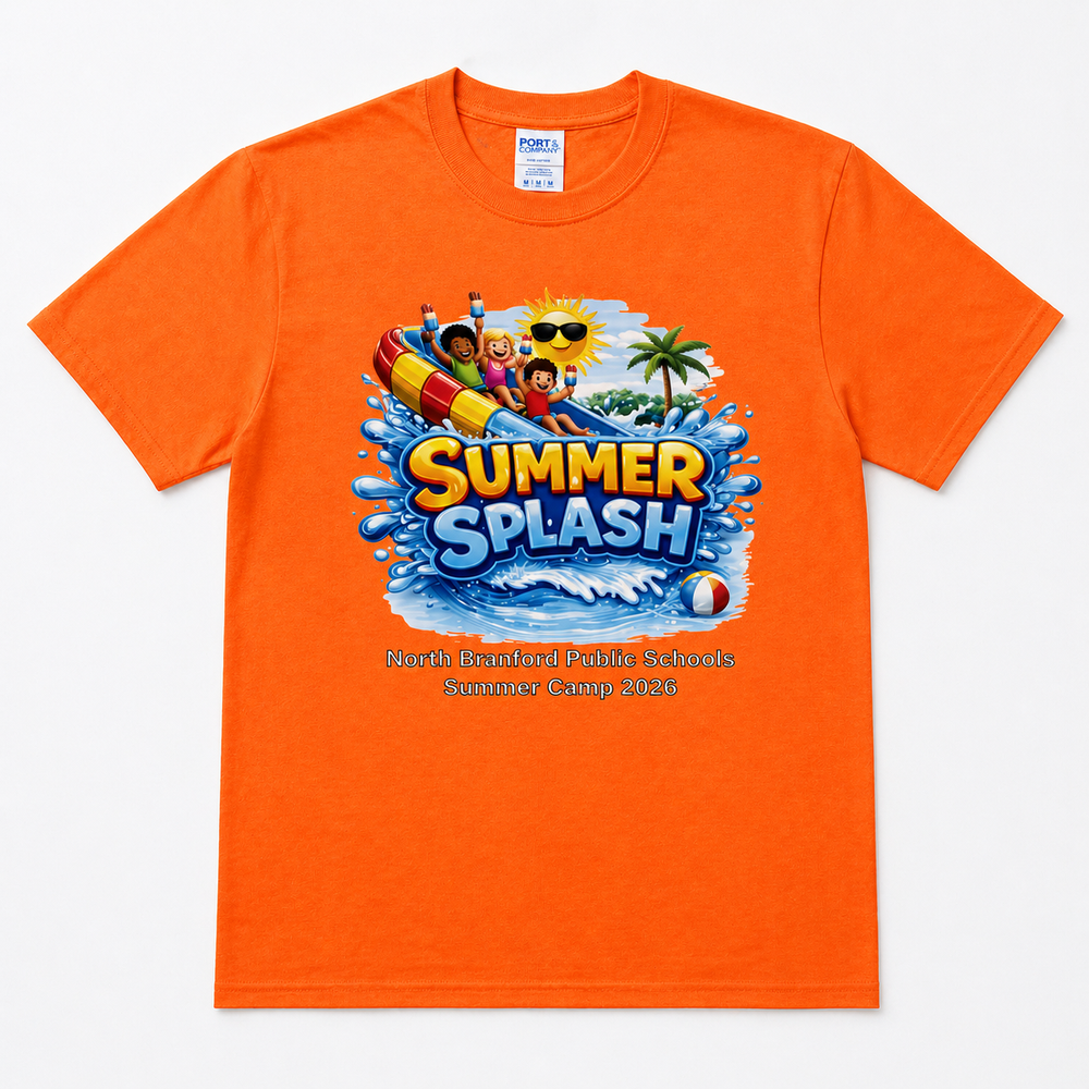 North Branford Public Schools Summer Splash t-shirt - direct to film