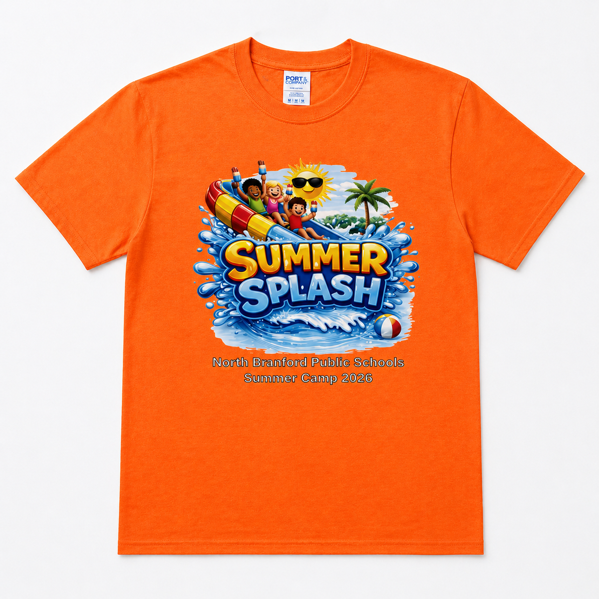 North Branford Public Schools Summer Splash t-shirt - direct to film