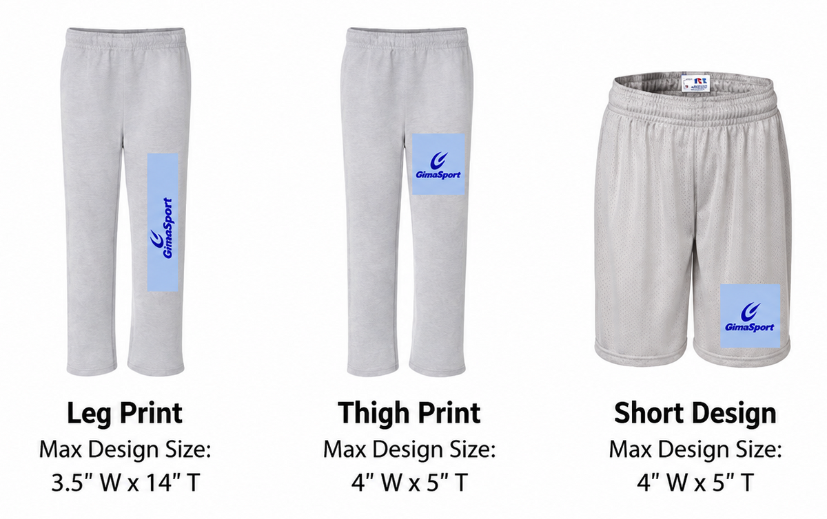 Youth garment bottoms sizing