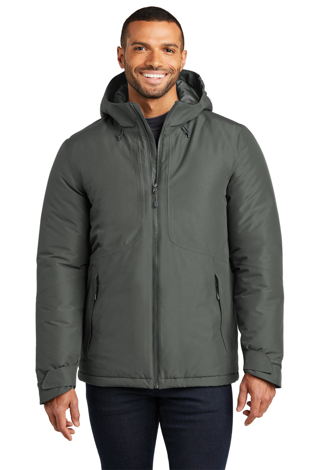 Port Authority® Venture Waterproof Insulated Jacket front man - J362