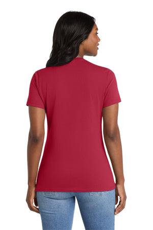Port & Co™ Women's Core Blend Tee back woman - LPC55