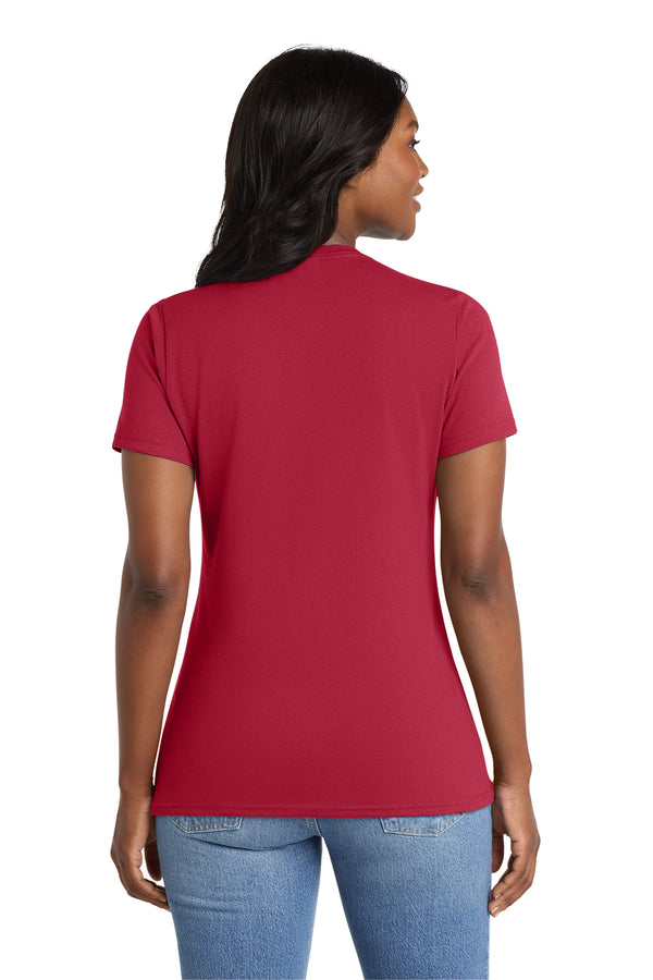 Port & Co™ Women's Core Blend Tee back woman - LPC55