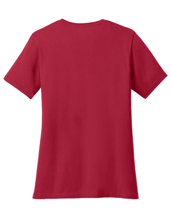 Port & Co™ Women's Core Blend Tee back - LPC55