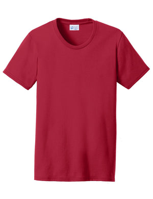 Port & Co™ Women's Core Blend Tee front - LPC55
