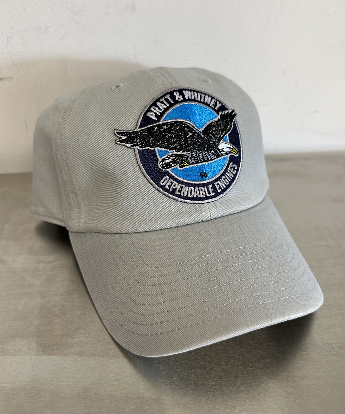 Pratt & Whitney hat embroidered
