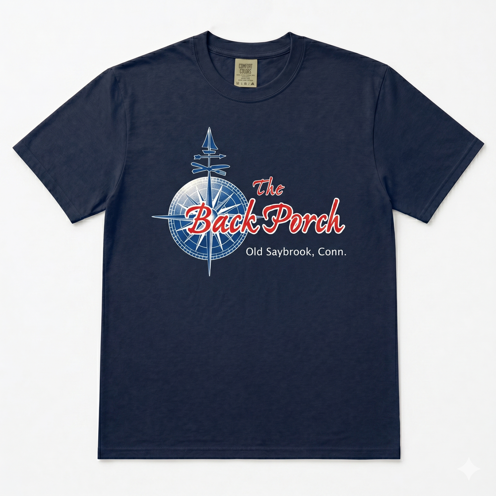 The Back Porch t-shirt - screen printing