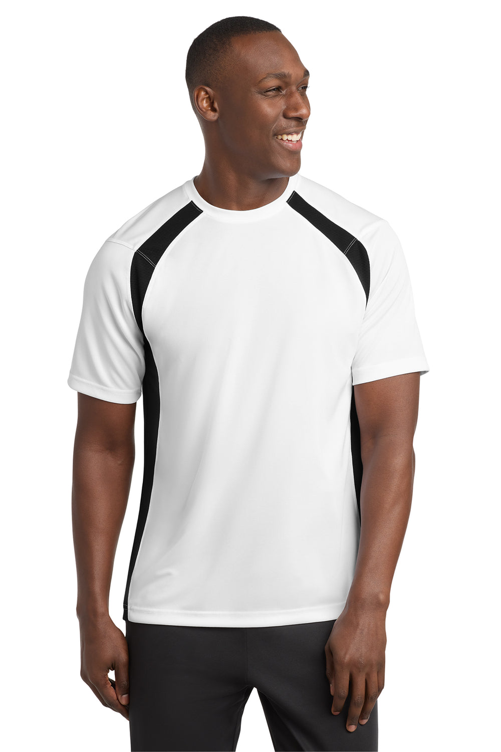 Sport-Tek® Dry Zone® Colorblock Crew front man - T478