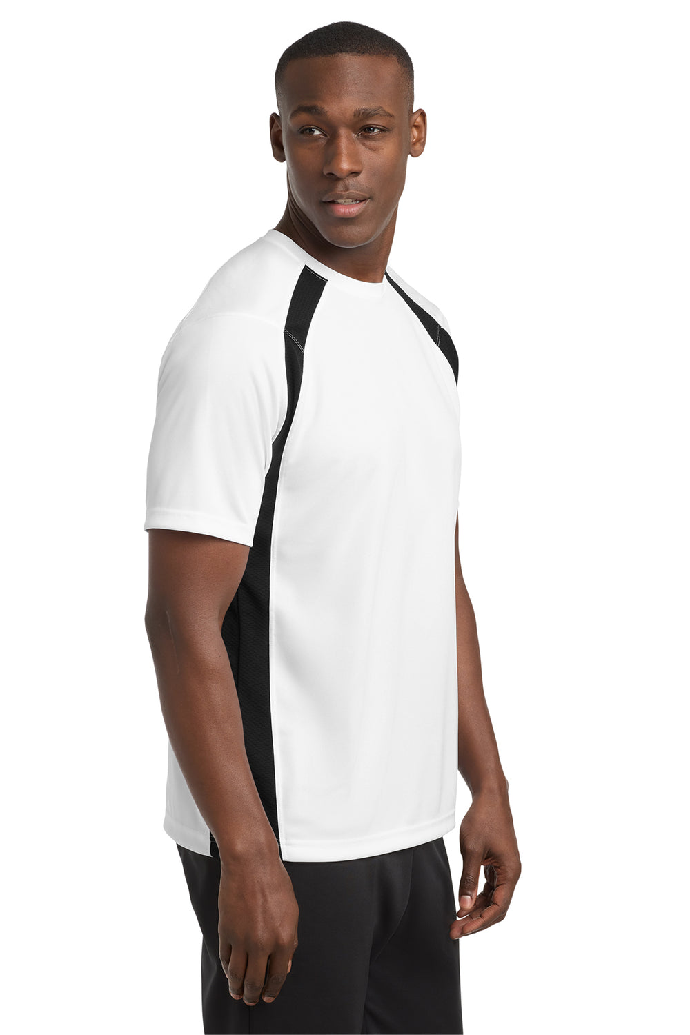 Sport-Tek® Dry Zone® Colorblock Crew front man - T478